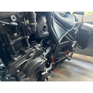 Rebel 1100T MT後腳踏前移支架 適用於 Honda 叛軍1100改裝加寬金屬腳踏 rebel500