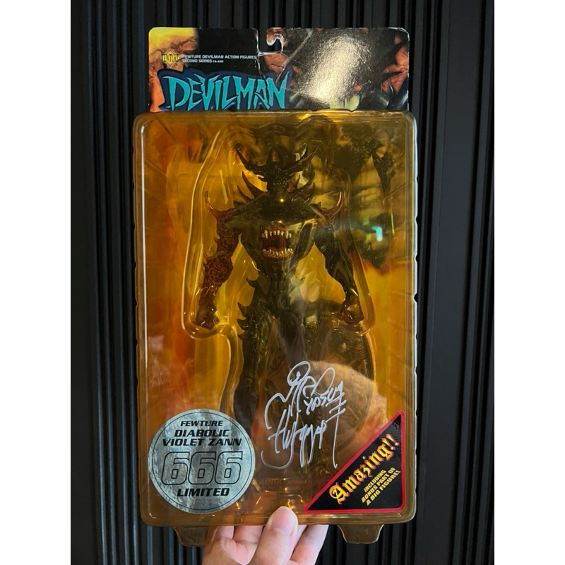 👍全新現貨✖️初藏號✖️DEVIL MAN 😈永井豪 韮澤靖 直筆 惡魔人 ZANN 惡魔將軍