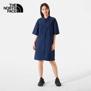 The North Face 女 CAMP UTILITY SHIRT DRESS 防潑水休閒裙-NF0A87YJ8K2