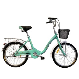 【H&D】20吋單速淑女車 DIY版|140公分即可騎乘 代步腳踏車 買菜載貨 舒適大座墊 | 可成車寄送 車架一年保固