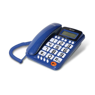KOLIN歌林 大字鍵有線電話(藏青色) KTP-WDP02