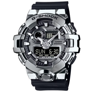 CASIO 卡西歐 G-SHOCK 強悍金屬 雙顯腕錶 禮物推薦 送禮首選 53.4mm / GM-700-1A