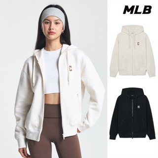 MLB 男女款 小Logo拉鍊連帽外套 守護者/洋基隊(3ATRB0444-兩款任選)【官方旗艦店】