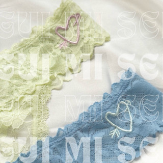 ► GUI MI 歸覓選物║好姐妹愛心刺繡║蕾絲丁字褲║性感丁字褲