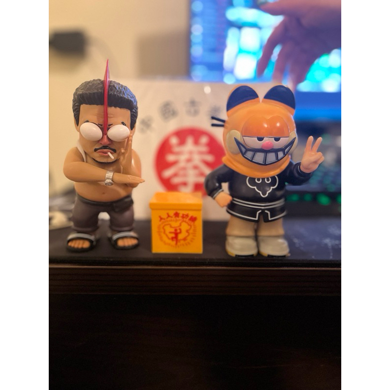（現貨）破壞之王 蒙面加菲貓 鬼仔達 周星星達叔電影公仔