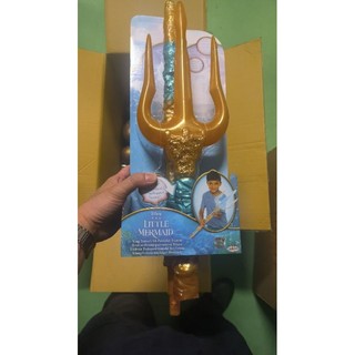Jakks Pacific 迪士尼 小美人魚電影 海神 波賽頓 川頓 三叉戟