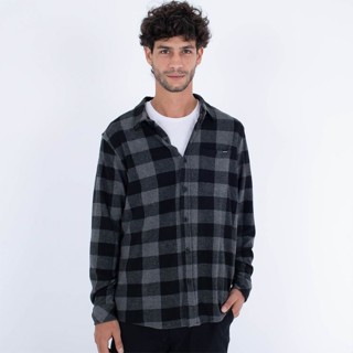 HURLEY｜男 PORTLAND KNIT FLANNEL LS 長袖法蘭絨襯衫