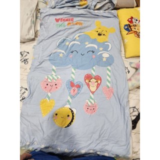 ［剩藍色款］二手 純棉 睡袋 幼兒園 幼稚園 小熊維尼 凱蒂貓 三麗鷗 Sanrio 粉色 粉紅色 乳膠枕