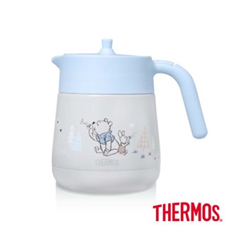 【THERMOS膳魔師】輕巧附濾網保溫壺720ml(TTE-700WP-WW) 小熊維尼星空露營篇