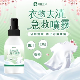 綠綠好日 衣物去漬噴霧 快速去汙 去漬劑 血跡 油汙 隨身攜帶 輕便救急必備