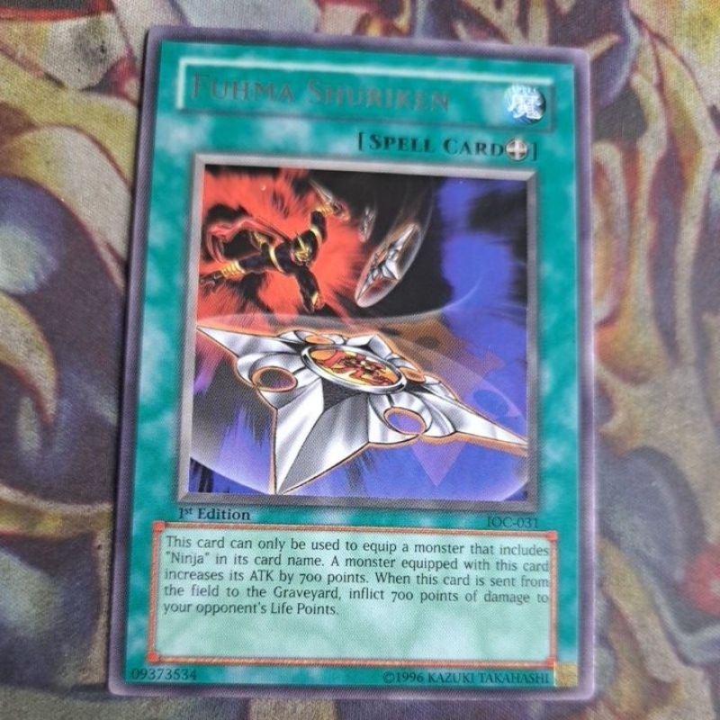 卡片屋 遊戲王 美英一刷銀字 風魔手裡劍 IOC-031