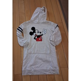 二手 GAP 米奇 Disney 迪士尼系列聯名 女童長版連帽洋裝/長版上衣