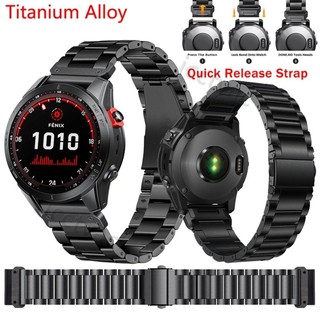 Garmin Fenix 8 51MM 7X 7 6X 6 5X 5 錶帶 純鈦 26mm 22mm 鈦合金 快拆 鈦帶