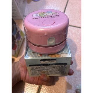 正版 雷標 現貨 角落生物 粉色 粉紅 電動 桌上吸塵器 迷你吸塵器 桌上型集屑清潔器