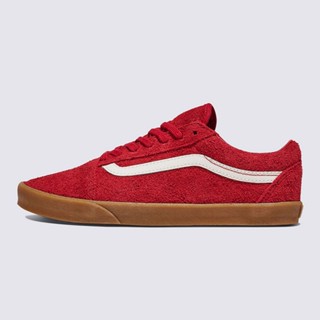 【LittleSeoul】韓國代購 VANS Old Skool Low pro 麂皮 紅 焦糖 膠底 帆布鞋 休閒鞋