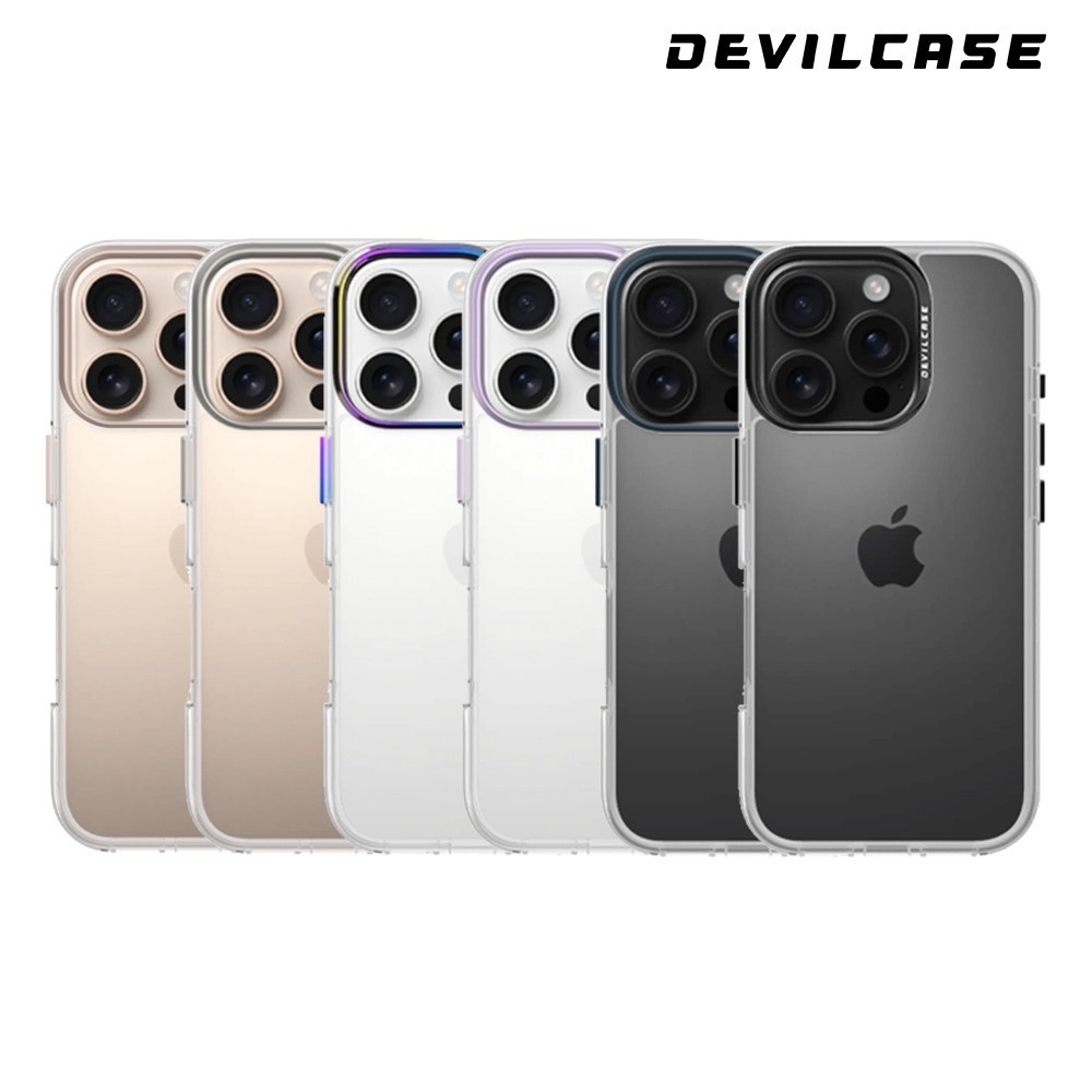 DEVILCASE iPhone 16 Pro Max 6.9吋 惡魔防摔殼 標準版2 (透明 手機殼 動作按鍵)