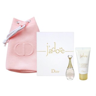 CHRISTIAN DIOR 迪奧 J'ADORE真我宣言淡香精禮盒組+粉色水桶包