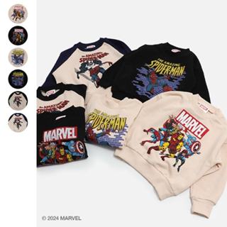 🇯🇵米緹日本代購 日本正品 漫威 MARVEL 男童上衣 長袖上衣 男童長袖 軟圈毛上衣 超人 鋼鐵人 蜘蛛人 漫威上衣