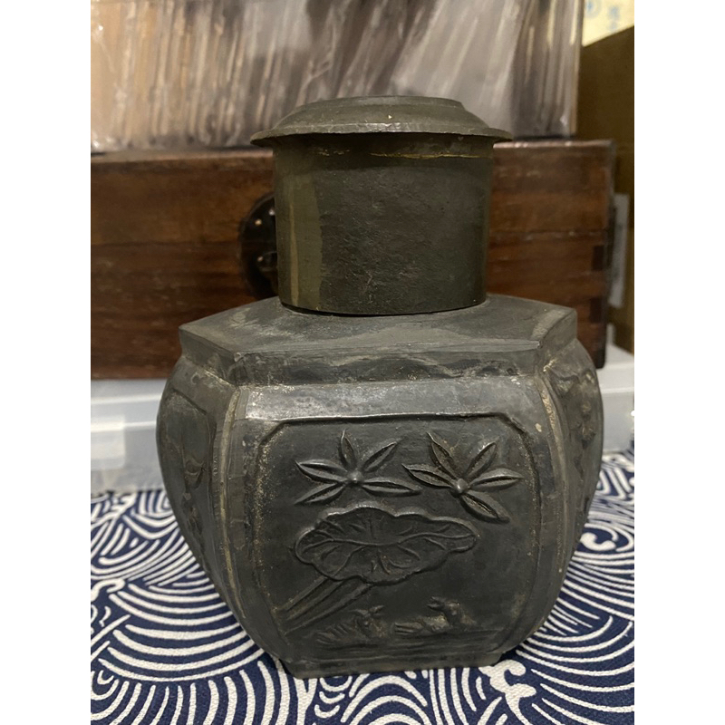 中国美術 茶道具 錫製 茶葉入れ 點銅 古錫製 六角大茶入茶壷 點銅老錫罐茶葉罐的價格推薦- 2025年7月| 比價比個夠BigGo