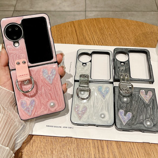 隕石紋滴膠 OPPO折疊手機殼 腕帶 指環殼 支架殼 OPPO 保護殼 OPPO Find N2（N3）Flip時尚潮品