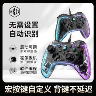 PC手把 電腦手把 有線控制器 Switch PC RGB 手把 光條 連發 震動 遊戲手把 搖桿手柄 電競搖桿電腦搖桿