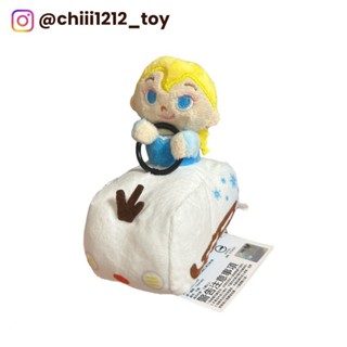 【Disney迪士尼】艾莎 Elsa 艾莎公主 冰雪奇緣 冰雪女王 絨毛迴力車 5英吋 玩偶 絨毛娃娃 娃娃 可愛 絨毛