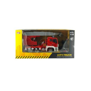 ☆88玩具收納☆2.4G無線遙控消防雲梯 2081 無線遙控車 1:18 消防車工程車怪手車充電式 5pcs 特價
