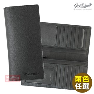 Crocodile 鱷魚 長夾 維也納Wien2.0系列 17卡 拉鍊零錢袋 牛皮 皮夾 0103-11301 得意時袋