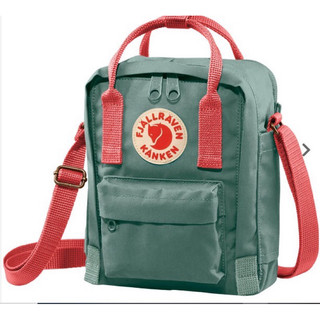 二手fjallraven厚背包霜綠配桃紅色⭐️