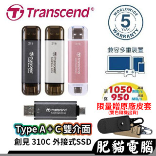 Transcend創見 ESD310C 1T 2T USB Type A&C 行動硬碟 外接硬碟 隨身碟 蘋果15/16