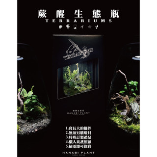 【蕨醒生態瓶】科技款 室內植物 微景觀缸 生態禮盒 生態箱 生態缸 景觀瓶 煙花蕨醒Hanabiplant