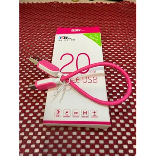 20CM 超短快充傳輸線 2A 行動電源 貝仕達 USB TYPE C