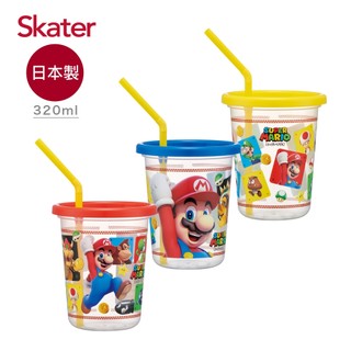 Skater 日本製3入水杯(320ml)-瑪利歐