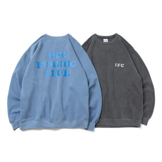 💢桃園東區釣具【IRIE FISHING CLUB I.F.C TEXT LOGO 保暖上衣 大學T】