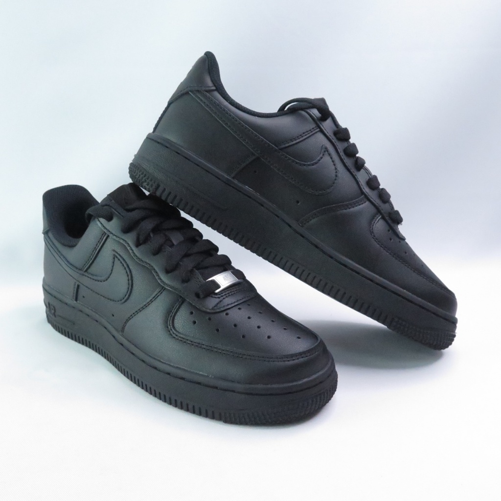 NIKE DD8959001 女休閒鞋  W Air Force 1 07  經典 皮革 黑/黑