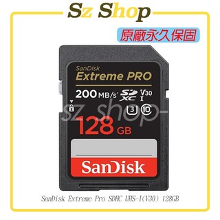 SanDisk Extreme Pro SDXC UHS-I(V30) 128GB 原廠公司貨 永久保固