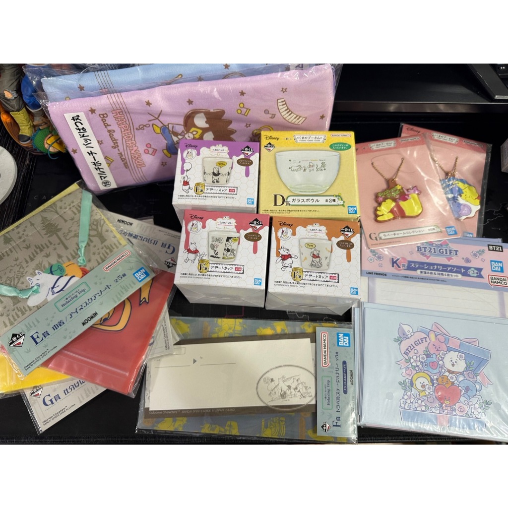 『挖寶區24』 一番賞 迪士尼 酷企鵝 嚕嚕米 奇奇與蒂蒂 名偵探柯南 小熊維尼 吉野家 摩斯漢堡 麵包小偷動物森友會