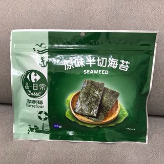 【家樂福】原味 半切海苔33g/包