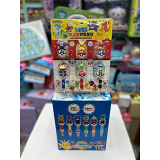 🤍Lai嚴選🤍韓國寶可夢筆套一組6入 韓國玩具 韓國代購 文具用品 筆套 卡通造型 上課必備 配件 文具 公仔 鉛筆筆套