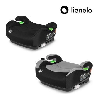 【Lionelo】Luuk Fix i-Size 3~12歲ISOFIX增高輔助汽座 碳纖黑/巖灰石