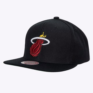NBA Top Spot Snapback HWC 經典平帽沿 熱火 黑