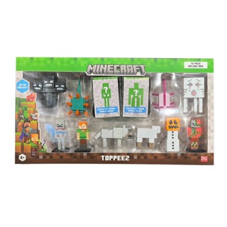 MINECRAFT-麥塊 3D公仔十二入豪華組 我的世界