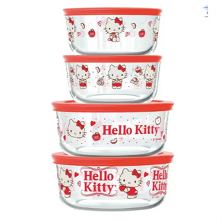 *好樂市 臺灣現貨*Pyrex Disney 玻璃保鮮盒含蓋8件組#1459394