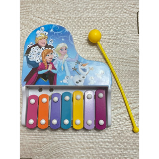 🪀yoyo（二手玩具）迪士尼冰雪奇緣系列 鐵琴音樂玩具(3歲以上適用)