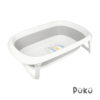 PUKU藍色企鵝 日光泡泡摺疊浴盆