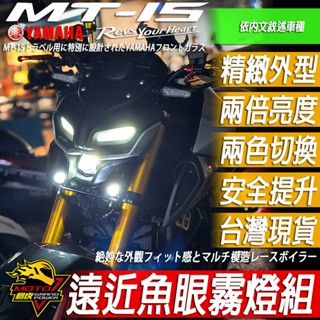 MT15魚眼霧燈組 下巴魚眼燈 魚眼霧燈 遠近切換 LED大燈 車殼 面板 頭罩 面罩 風鏡v1 v2 v3 MT-15