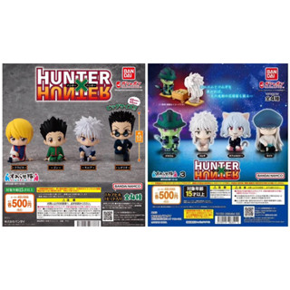 （現貨）獵人HUNTER×HUNTER 坐姿公仔BANDAI 扭蛋 轉蛋 雷歐力 庫拉皮卡 小麥 尼飛位元 凱特