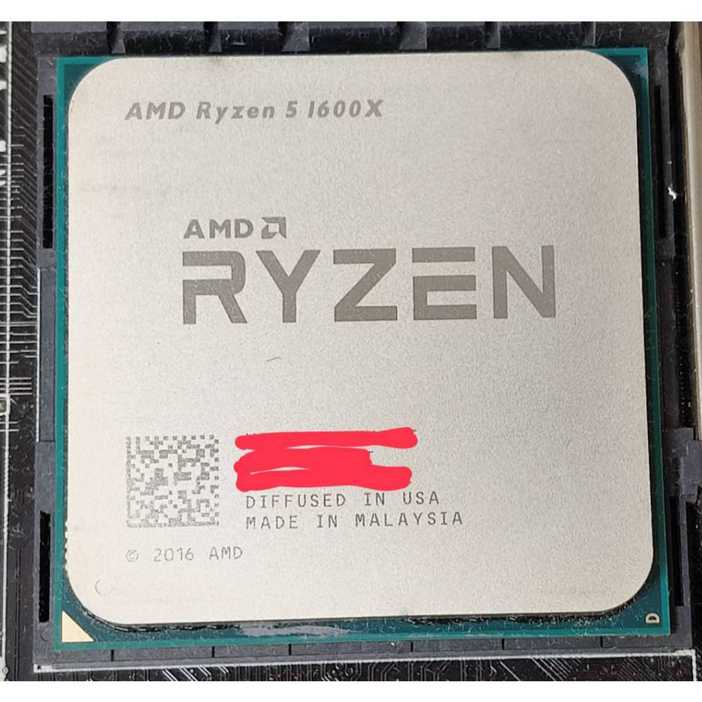 二手CPU 良品 可刷卡 AMD Ryzen5 R5 1600X 2600X 3600X Ryzen7 R7 3700X