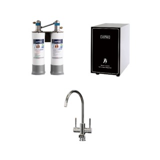 【yaffle 亞爾浦】日本系列櫥下淨水器+熱飲機組合 WF-629P+CH-8020