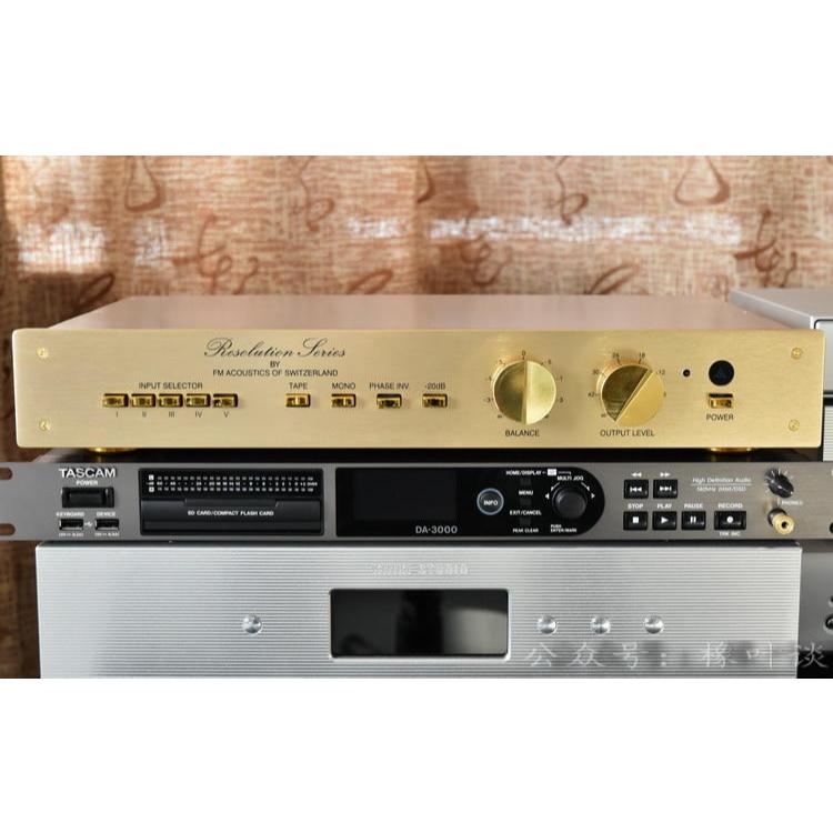 代購服務 樂笛 復刻 直刻 瑞士 FM Acoustics 255 MK2R 平衡 前級擴大機 放大器